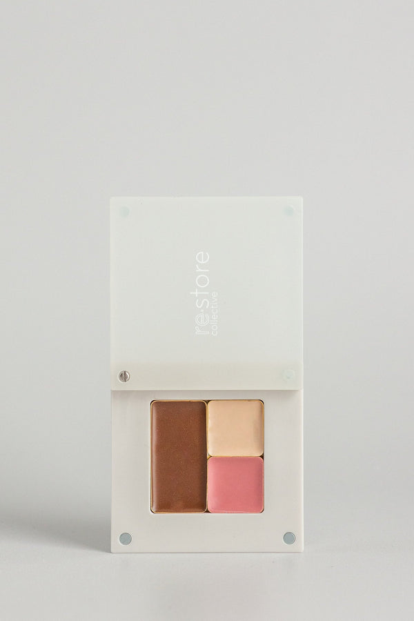 bronze + brighten + blush go capsule