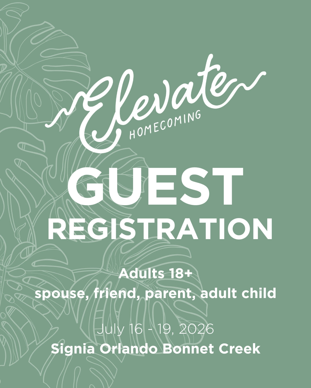 elevate guest registration