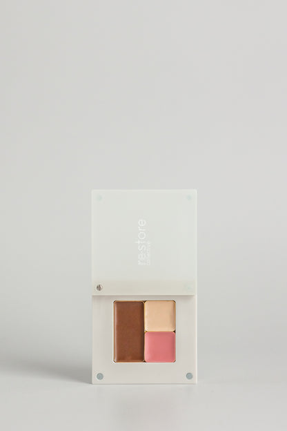 bronze + brighten + blush go capsule